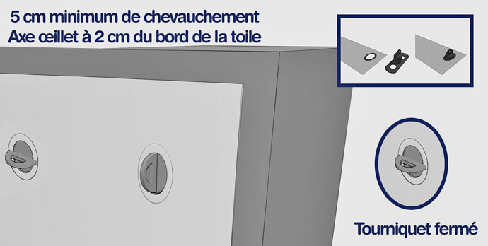 Tourniquet titan simple hauteur