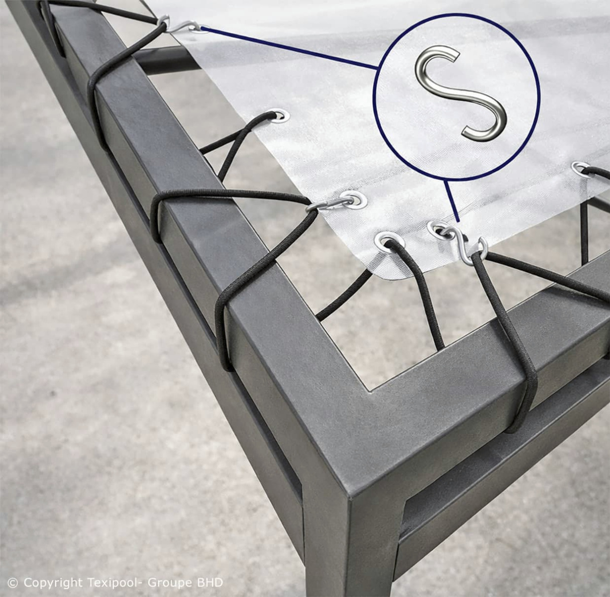 Crochet Esse pour tente et toile