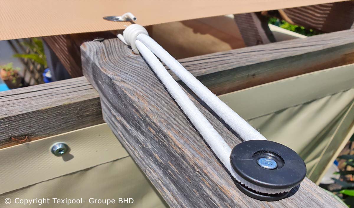 Fixation Bache Pergola Poulie