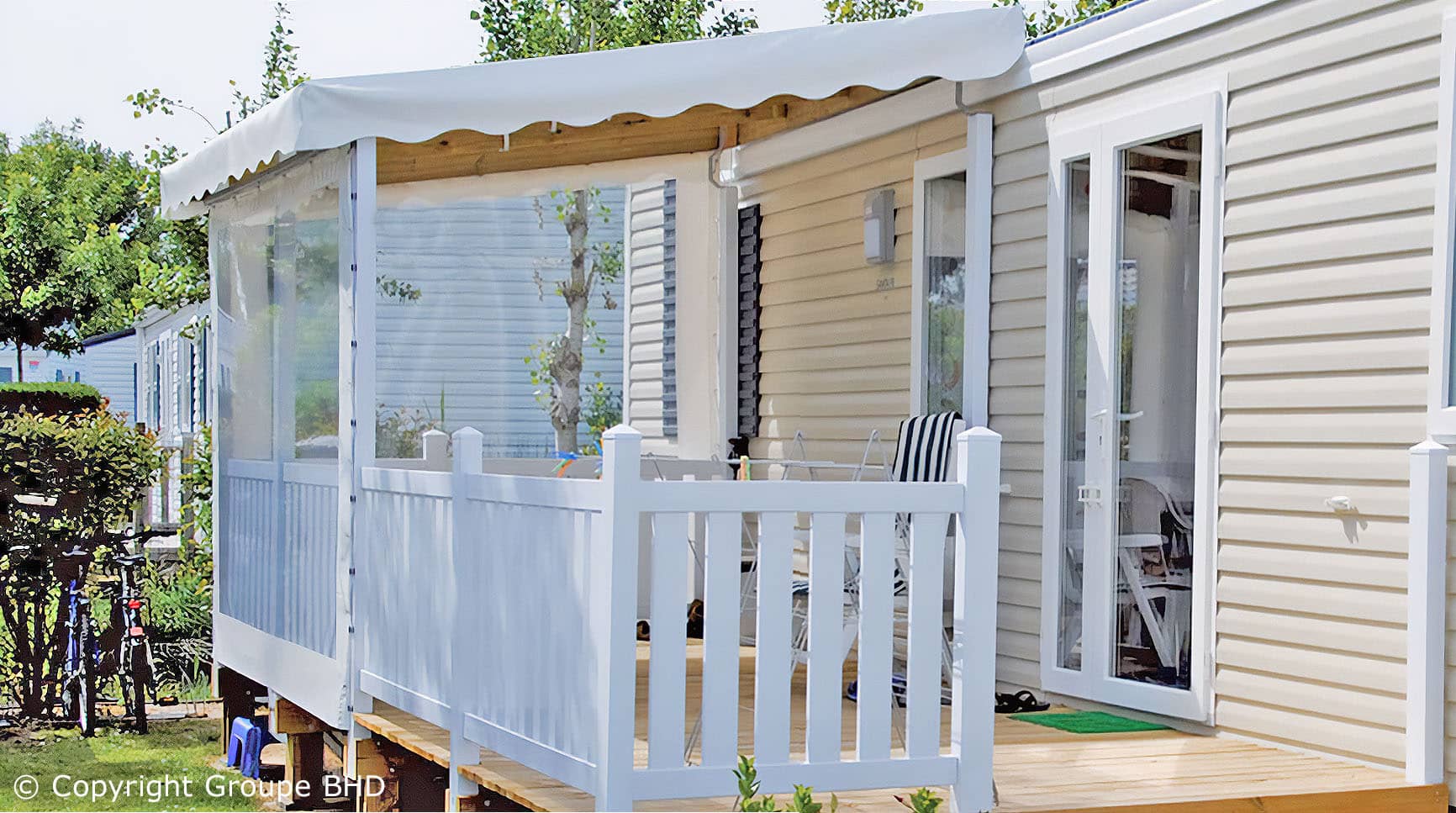 Toile Cristal Ignifugée Bache transparente