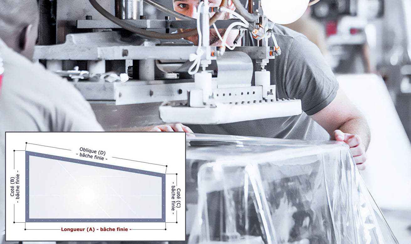 BÂCHE TRANSPARENTE Cristal SUR MESURE