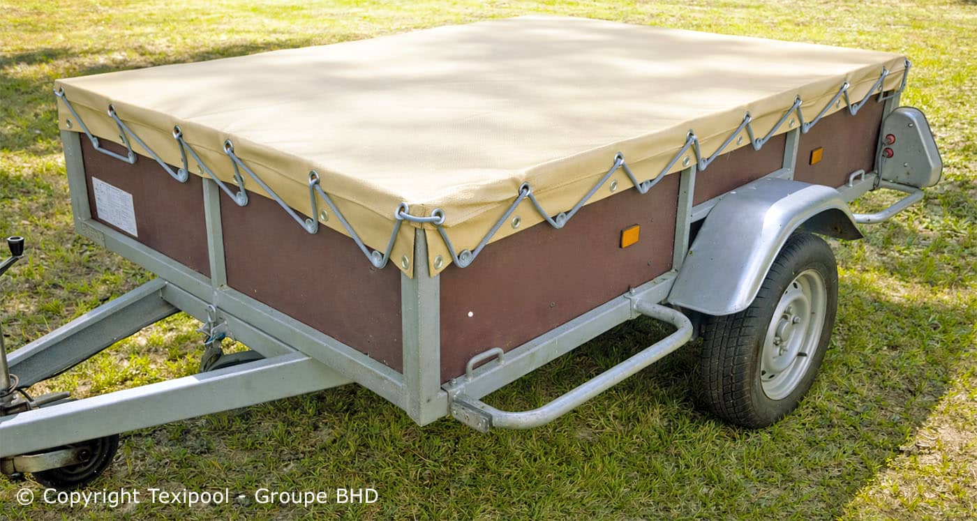 Crochet poulie champignon bache remorque