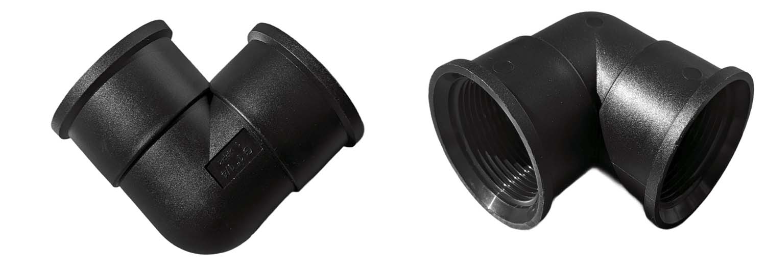 Coude de raccordement DN32 pour remplissage d'une citerne souple Rain'O